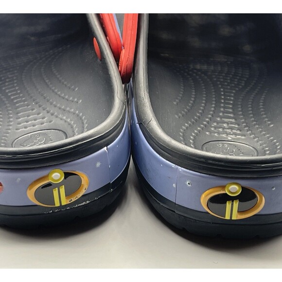 Crocs The Incredibles Blue Classic Clog Shoe Unisex Adult W-8/M-6 - Picture 6 of 12